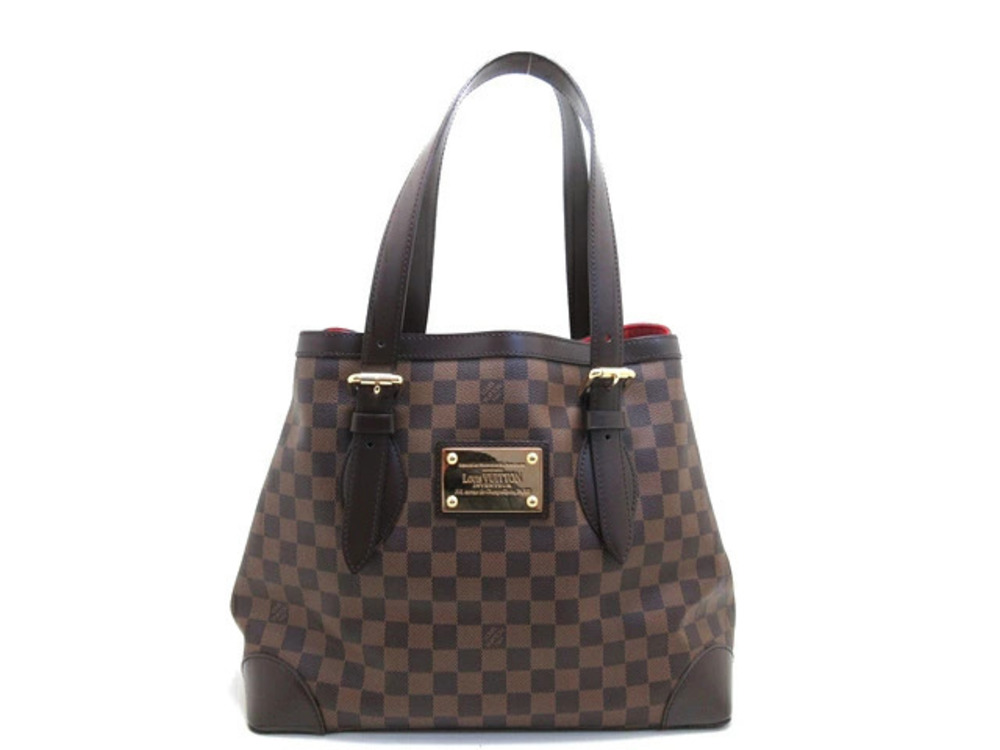 Louis Vuitton Hampstead Damier Tote Bag Brown